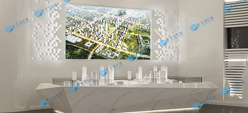VR互動城市規(guī)劃展廳設(shè)計效果圖 VR互動城市規(guī)劃展廳設(shè)計效果圖