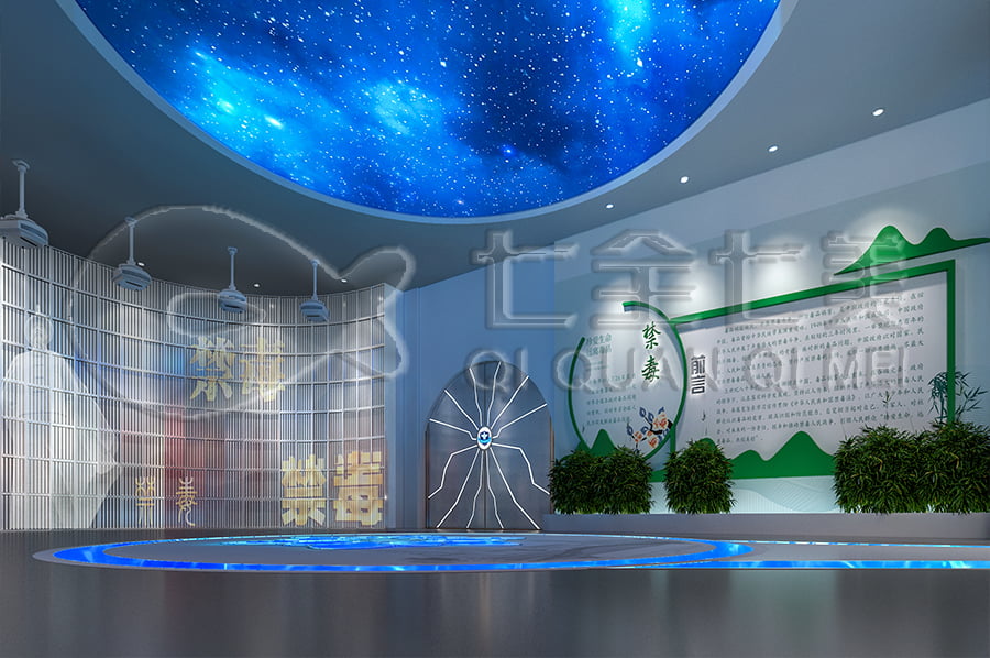 校園禁毒教育館設(shè)計(jì)平面圖 校園禁毒教育館設(shè)計(jì)平面圖