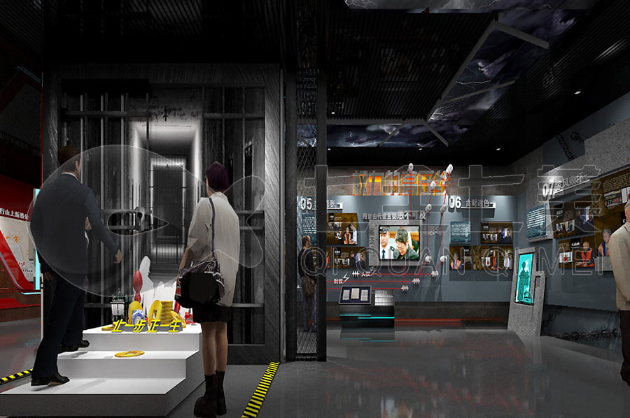 沉浸式預(yù)防職務(wù)犯罪文化教育中心設(shè)計布局 沉浸式預(yù)防職務(wù)犯罪文化教育中心設(shè)計布局